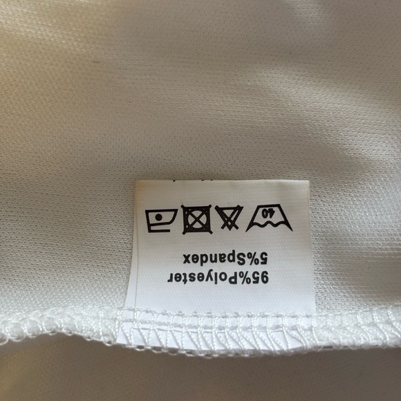 Orange and White Maxi A-Line Skirt with Tie Front - Picture 11 of 11